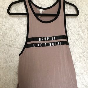 PINK women’s muscle tank, size large